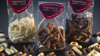 Chocolate Alphabet Bags
