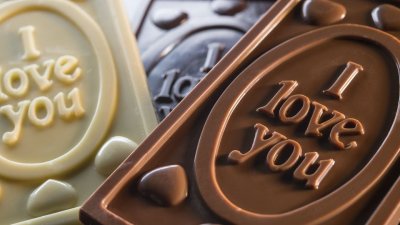 Chocolate I Love You Bars