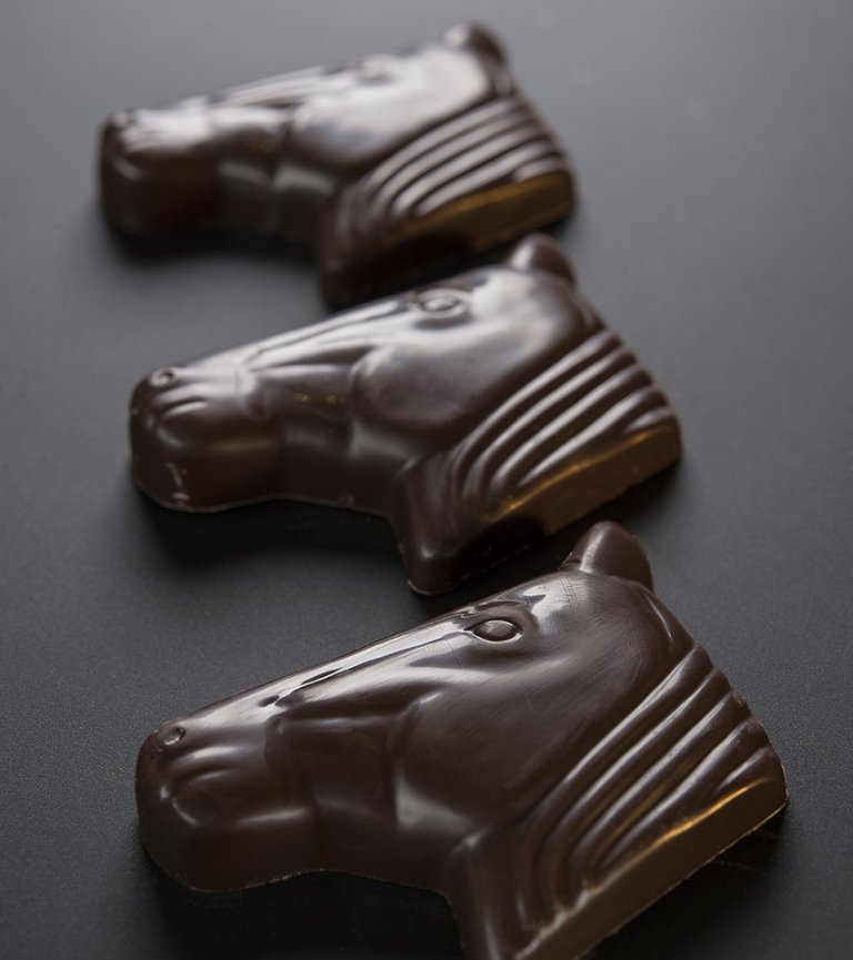 Chocolate Horse Heads