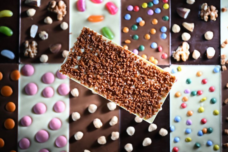Salted Caramel Topped Bar